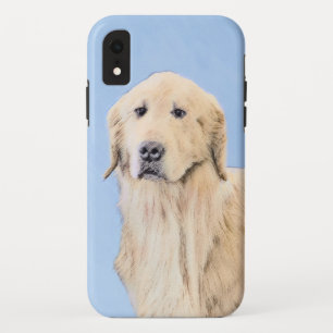Golden Retriever schilderen - Kute Original Dog Ar Case-Mate iPhone Case