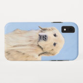 Golden Retriever schilderen - Kute Original Dog Ar Case-Mate iPhone Case (Achterkant (horizontaal))
