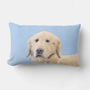 Golden Retriever schilderen - Kute Original Dog Ar Kussen