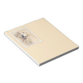 Golden Retriever schilderen - Kute Original Dog Ar Notitieblok (Schuin)