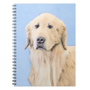 Golden Retriever schilderen - Kute Original Dog Ar Notitieboek