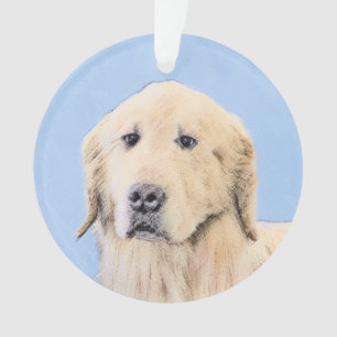 Golden Retriever schilderen - Kute Original Dog Ar Ornament