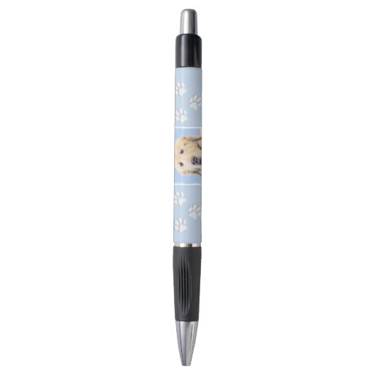 Golden Retriever schilderen - Kute Original Dog Ar Pen (Voorkant Verticaal)