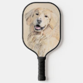 Golden Retriever schilderen - Kute Original Dog Ar Pickleball Paddle (Voorkant)