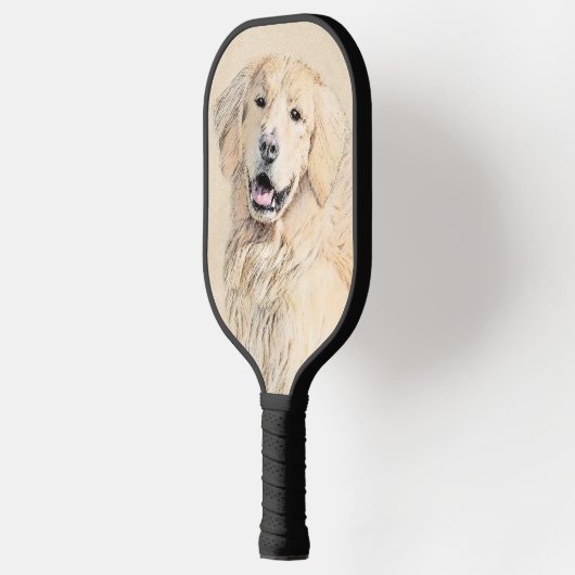 Golden Retriever schilderen - Kute Original Dog Ar Pickleball Paddle (Links)
