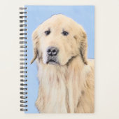 Golden Retriever schilderen - Kute Original Dog Ar Planner (Voorkant)
