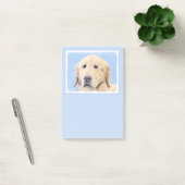 Golden Retriever schilderen - Kute Original Dog Ar Post-it® Notes (Kantoor)