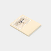 Golden Retriever schilderen - Kute Original Dog Ar Post-it® Notes (Schuin)