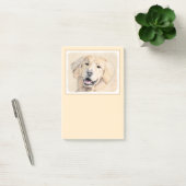 Golden Retriever schilderen - Kute Original Dog Ar Post-it® Notes (Kantoor)