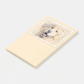 Golden Retriever schilderen - Kute Original Dog Ar Post-it® Notes (Schuin)