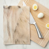 Golden Retriever schilderen - Kute Original Dog Ar Theedoek (Quarter Fold)