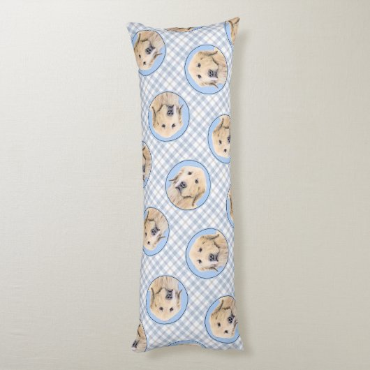 Golden Retriever schilderij Schattigee originele h Lichaamskussen (Achterkant (Verticaal))