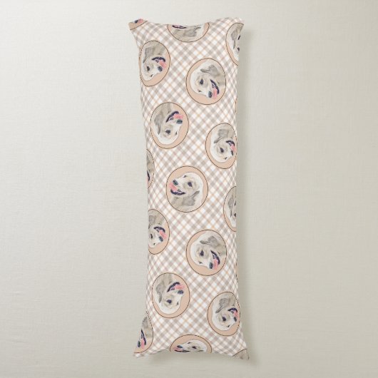 Golden Retriever schilderij Schattigee originele h Lichaamskussen (Voorkant Verticaal)