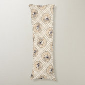 Golden Retriever schilderij Schattigee originele h Lichaamskussen (Voorkant Verticaal)