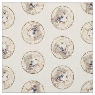Golden Retriever schilderij Schattigee originele h Stof