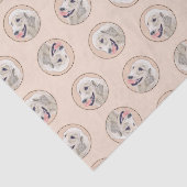 Golden Retriever schilderij Schattigee originele h Tissuepapier (Detail)