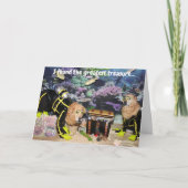 Golden Retriever Scuba Diving Friendship Kaart (Voorkant)