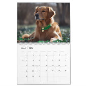 Golden Retriever Seizoen Kalandar Kalender (Mar 2026)