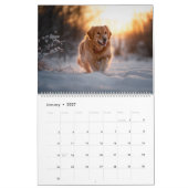 Golden Retriever Seizoen Kalandar Kalender (Jan 2027)