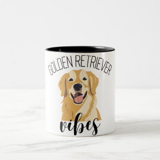 Golden Retriever Sfeer Mooie Grappige Koffiemok Tweekleurige Koffiemok