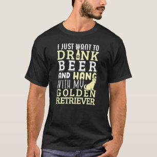 Golden Retriever Shirt Funny Fathers Day Dog L