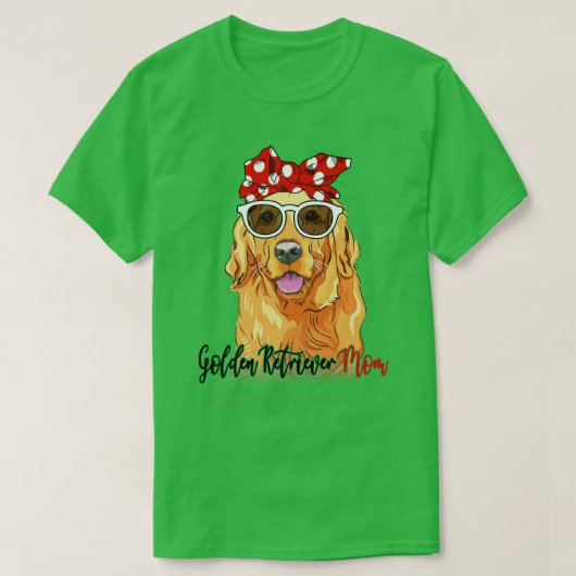 Golden Retriever Shirt Golden Retriever Moeder Ban (Design voorkant)