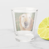 Golden Retriever Shot Glas (Achterkant)