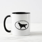 Golden Retriever Silhouette Black Mok (Links)