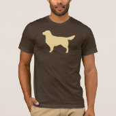 Golden Retriever Silhouette | Hondenras T-shirt (Voorkant)
