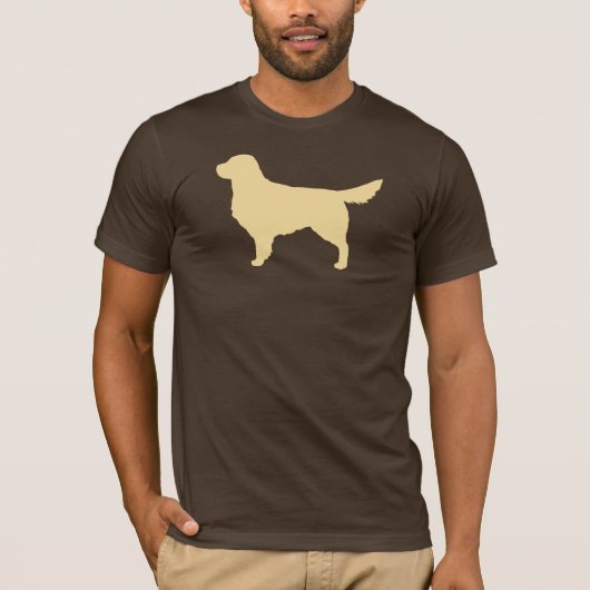 Golden Retriever Silhouette | Hondenras T-shirt (Voorkant)