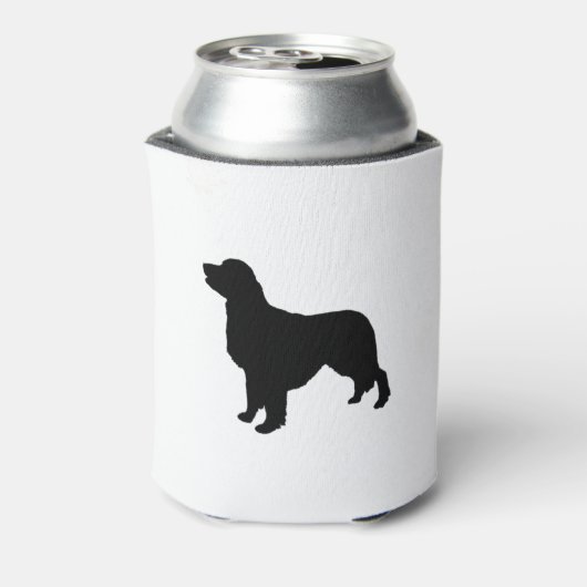 Golden Retriever Silhouette Love Dogs Blikjeskoeler (Blikje Achterkant)