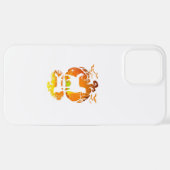 Golden Retriever Silhouette Pumpkin Halloween iPhone Hoesje (Achterkant horizontaal)