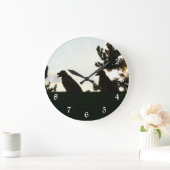 Golden Retriever Silhouette Wall klok (Huis)