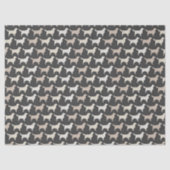 Golden Retriever Silhouettes Pattern Tissuepapier (Voorkant)