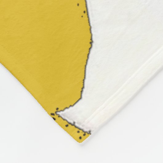 Golden Retriever silo Fleece Deken (Hoek)