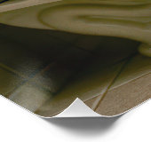 Golden Retriever Sitting On the Toilet Texting Perfect Poster (Hoek)