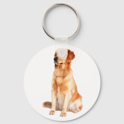 Golden Retriever Sleutelhanger (Voorkant)