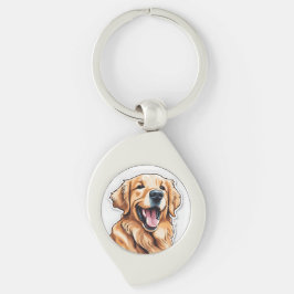 Golden Retriever Sleutelhanger