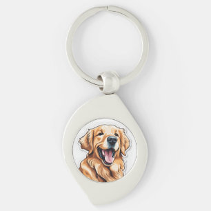 Golden Retriever Sleutelhanger