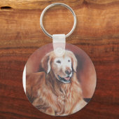 Golden Retriever Sleutelhanger (Voorkant)