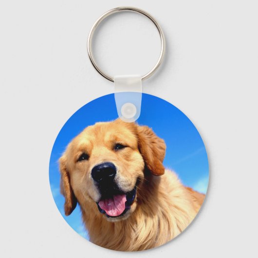 Golden Retriever Sleutelhanger (Voorkant)