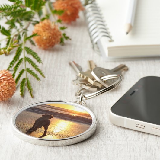 Golden Retriever Sleutelhanger (Zijkant)