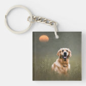 Golden Retriever Sleutelhanger (voorkant)