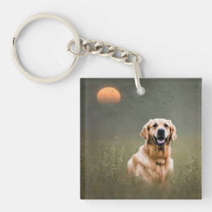 Golden Retriever Sleutelhanger
