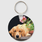 Golden Retriever Sleutelhanger met ventilator (Voorkant)