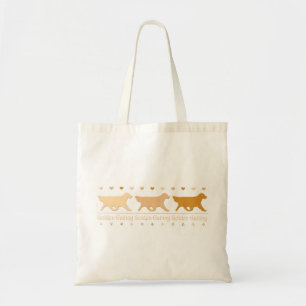 Golden Retriever Small Canvas tas