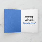 Golden Retriever SMILE Je bent nog levende verjaar Kaart (Binnen)