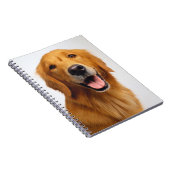 Golden Retriever Smile Notitieboek (Rechterzijde)