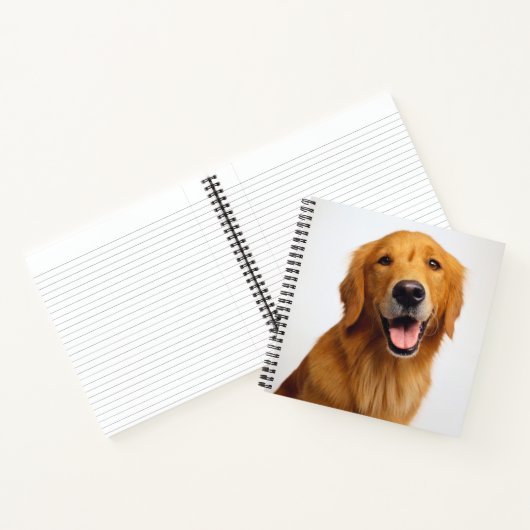 Golden Retriever Smile Notitieboek (Binnen)