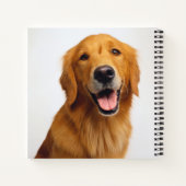 Golden Retriever Smile Notitieboek (Achterkant)